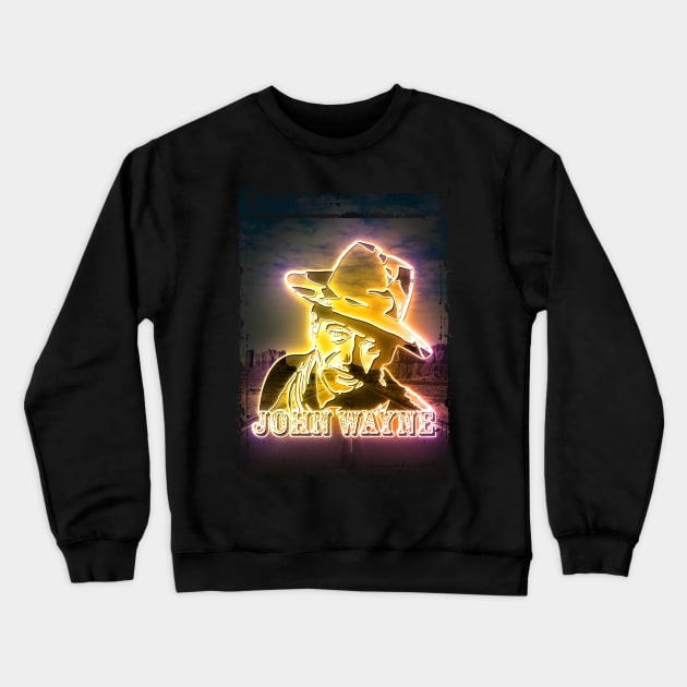Wayne neon art Crewneck Sweatshirt by PrintstaBee